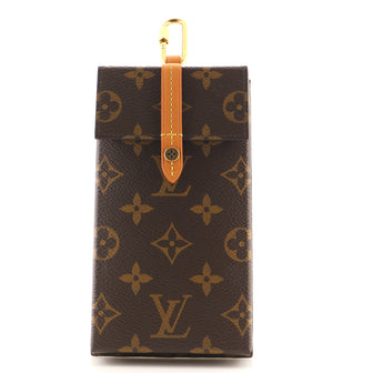 Louis Vuitton Box Phone Case Monogram Brown in Canvas/Leather with  Gold-tone - US