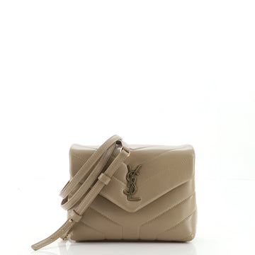 Saint Laurent LouLou Shoulder Bag Matelasse Chevron Leather Toy
