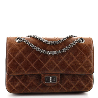 Chanel Reissue 2.55 Flap Bag Quilted Distressed Calfskin 225