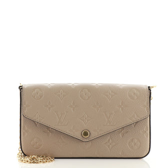 Louis Vuitton Felicie Pochette Monogram Empreinte Leather