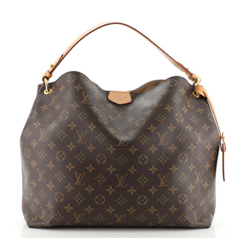 Louis Vuitton Graceful Handbag Monogram Canvas MM