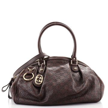 Gucci Sukey Convertible Boston Bag Guccissima Leather