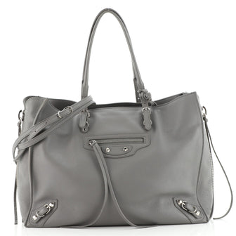 Balenciaga Papier B4 Zip Around Classic Studs Bag Leather