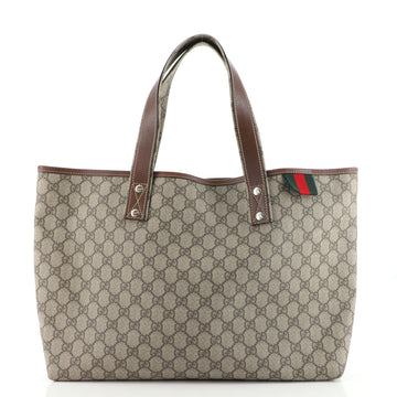 Gucci Web Loop Tote GG Coated Canvas Medium