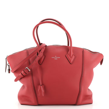 Louis Vuitton Soft Lockit Handbag Leather MM