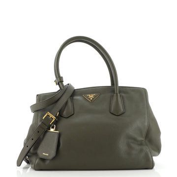 Prada Convertible Open Tote Vitello Daino Medium