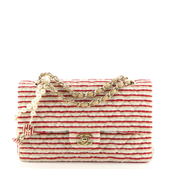 Chanel Coco Sailor Flap Bag Quilted Jersey Medium