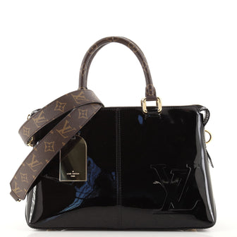 Louis Vuitton Miroir Handbag Vernis with Monogram Canvas