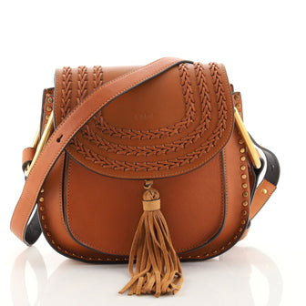 Chloe Hudson Handbag Whipstitch Leather Small