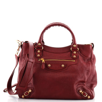 Balenciaga Velo Classic Studs Bag Leather Medium