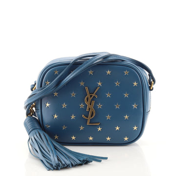 Saint Laurent Classic Monogram Blogger Crossbody Bag Printed Leather Small