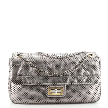 Chanel Drill Flap Bag Perforated Leather Medium