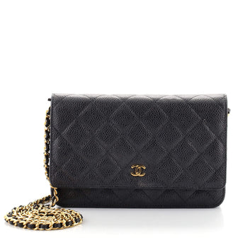 Chanel Wallet on Chain Quilted Caviar