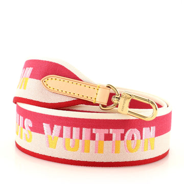 Louis Vuitton Logo Shoulder Strap Jacquard Wide