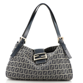 Fendi Shoulder Bag Zucchino Canvas Medium