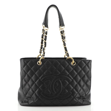 Chanel Grand Shopping Tote Quilted Caviar