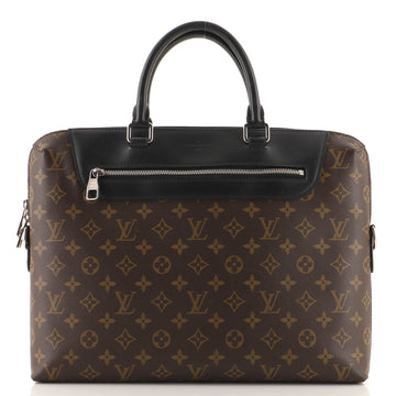 Louis Vuitton Porte-Documents Jour Bag NM Macassar Monogram Canvas