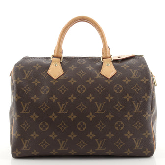 Louis Vuitton Speedy Handbag Monogram Canvas 30