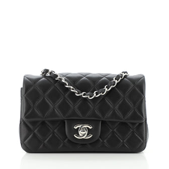 Chanel Classic Single Flap Bag Quilted Lambskin Mini