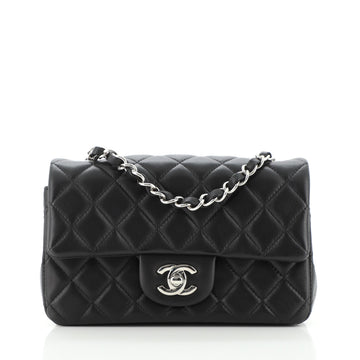 Chanel Classic Single Flap Bag Quilted Lambskin Mini