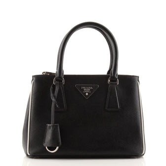 Prada Galleria Double Zip Tote Saffiano Leather Small