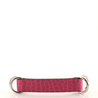 Hermes Romance Scarf Ring Crocodile