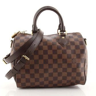 Louis Vuitton Speedy Bandouliere Bag Damier 25