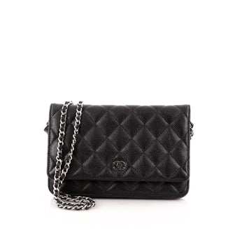 Chanel Wallet on Chain Quilted Caviar