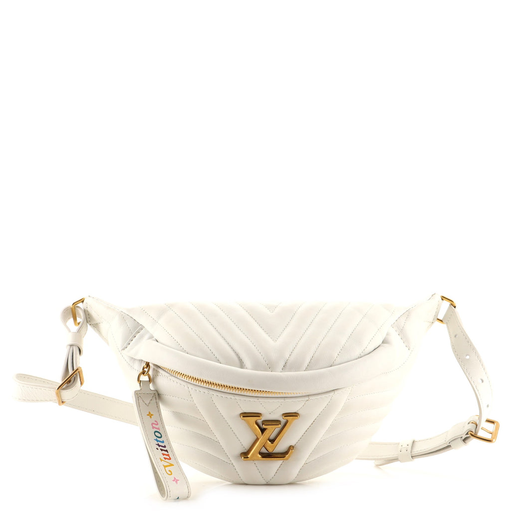 Louis Vuitton New Wave Bumbag Quilted Leather White 1135042