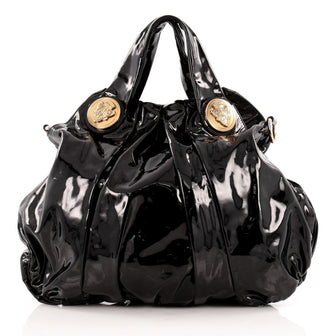 Gucci Hysteria Convertible Top Handle Bag Patent Large
