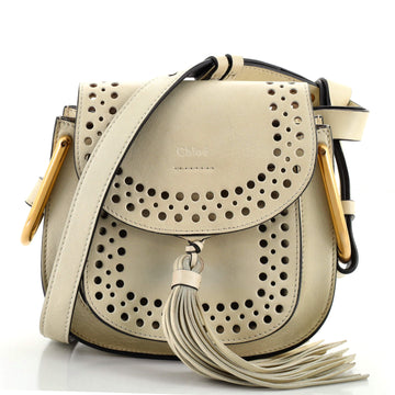 Chloe Hudson Handbag Perforated Leather Mini