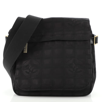 Chanel Travel Line Messenger Bag Nylon Mini