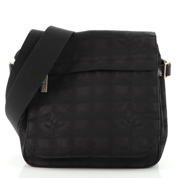 Chanel Travel Line Messenger Bag Nylon Mini