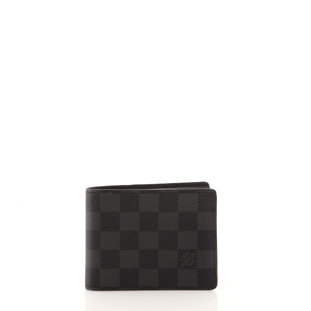 Louis Vuitton Slender ID Wallet Damier Graphite Black 1135451