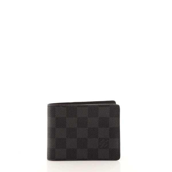 Louis Vuitton Slender ID Wallet Damier Graphite Black