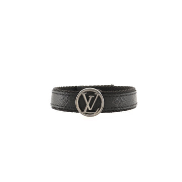 Louis Vuitton LV Circle Bracelet Monogram Eclipse Canvas