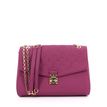 Louis Vuitton Saint Germain Handbag Monogram Empreinte Leather MM