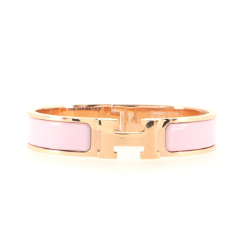 Hermes Clic H Bracelet Enamel Narrow