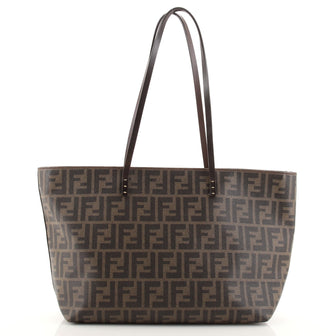 Fendi Roll Tote Zucca Coated Canvas Medium