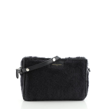 Balenciaga Bazar Crossbody Shearling
