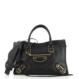 Balenciaga City Classic Metallic Edge Bag Leather Small