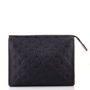 Louis Vuitton Toiletry Pouch Monogram Empreinte Leather 26
