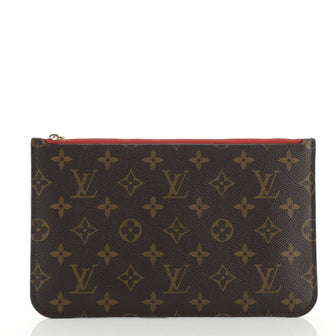 Louis Vuitton Neverfull Pochette Monogram Canvas Large
