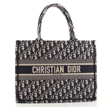 Christian Dior Book Tote Oblique Canvas Small