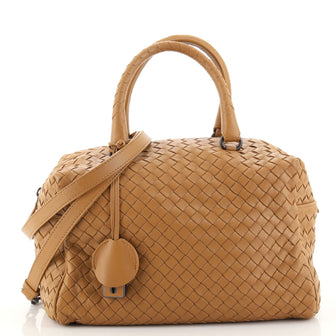Bottega Veneta Convertible Boston Bag Intrecciato Nappa Small