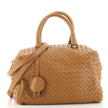 Bottega Veneta Convertible Boston Bag Intrecciato Nappa Small