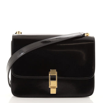 Saint Laurent Carre Satchel Patent Medium