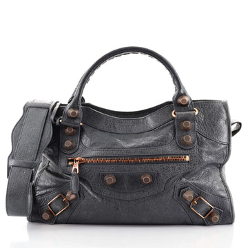 Balenciaga City Giant Studs Bag Leather Medium
