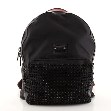 Christian Louboutin Backloubi Backpack Spiked Nylon Medium