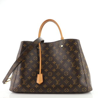 Louis Vuitton Montaigne Handbag Monogram Canvas GM